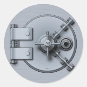 Safe Classic Round Sticker