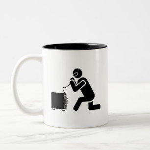 ‘Safe Cracking' Pictogram Mug