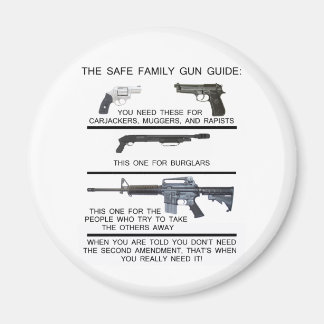SAFE FAMILY GUN GUIDE MAGNET