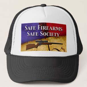 Safe Firearms, Safe Society Trucker Hat