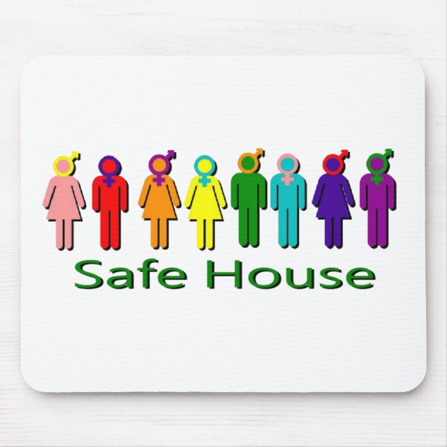 Safe House Mouse Mat (Front)