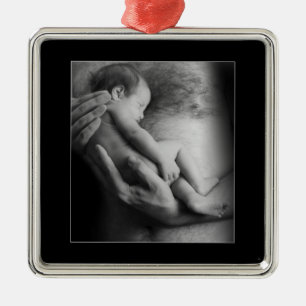 Safe In Daddy's Arms Metal Tree Decoration