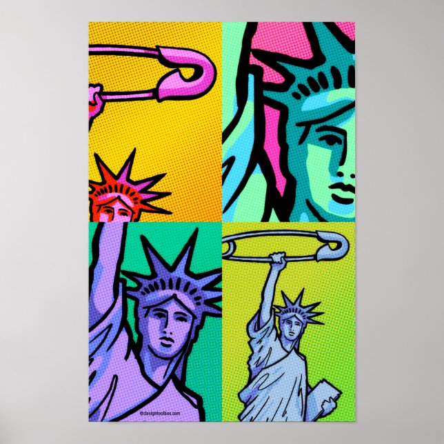 SAFE Liberty Dot Poster #7 4-up: 11 X 16.5 (Front)