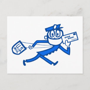 Safe Mail Carrier Postcard