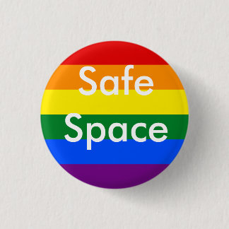 Safe Space Rainbow Pin