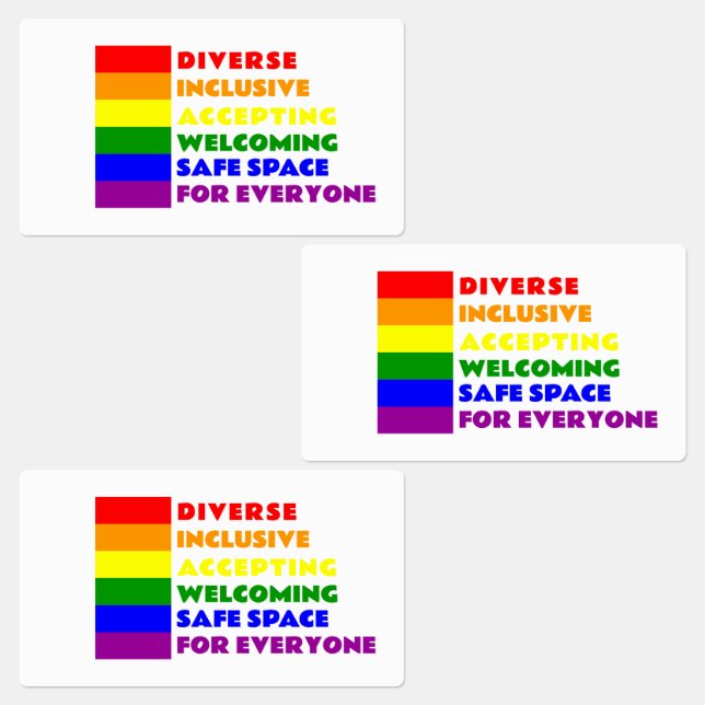 Safe Space Sticker LGBTQ+ decal (Group)
