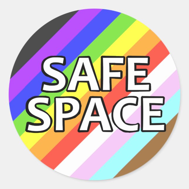 Safe Space Sticker Sheet (Front)
