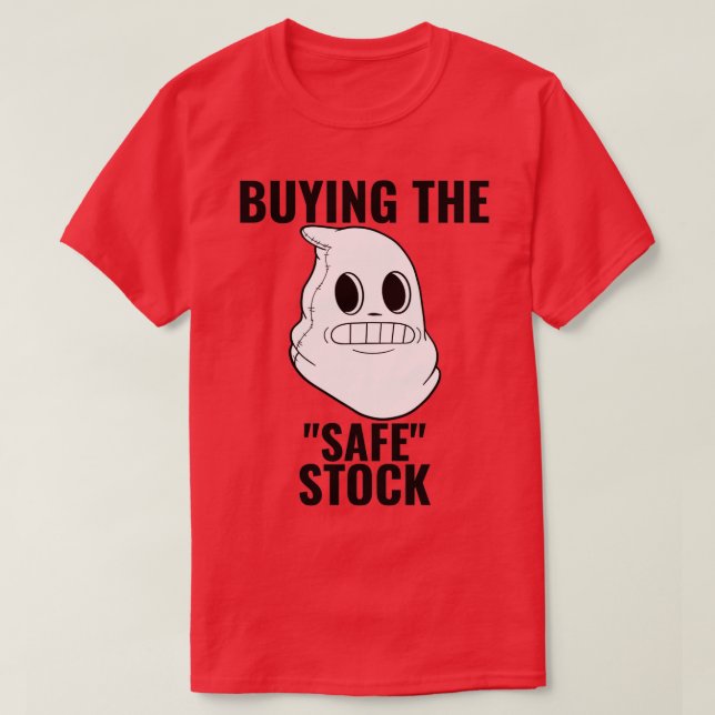 Safe Stock Market Trader Gambling T-Shirt (Design Front)