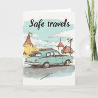 Safe Travels Retro Car