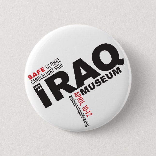 SAFE VIGIL button (with black logo) (Front)
