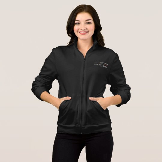 Safe With Me Tree Women's Dark Fleece Zip Jacket