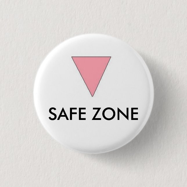 SAFE ZONE 3 CM ROUND BADGE (Front)
