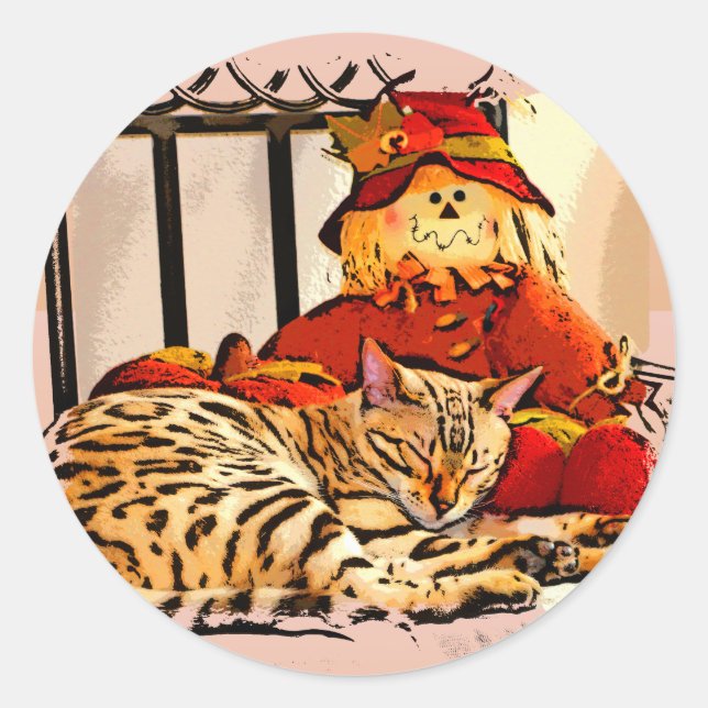 SAFELY GUARDED CLASSIC ROUND STICKER (Front)