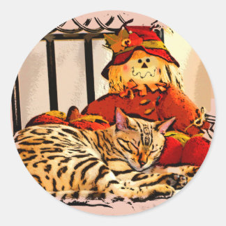 SAFELY GUARDED CLASSIC ROUND STICKER