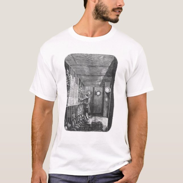 Safes at the Bank of France in Paris, 1897 T-Shirt (Front)