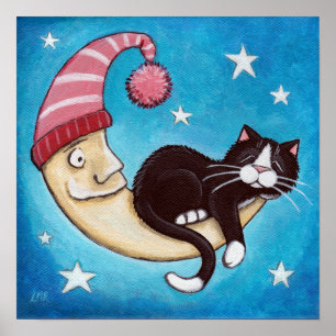 Safest Place For A Cat Nap Poster