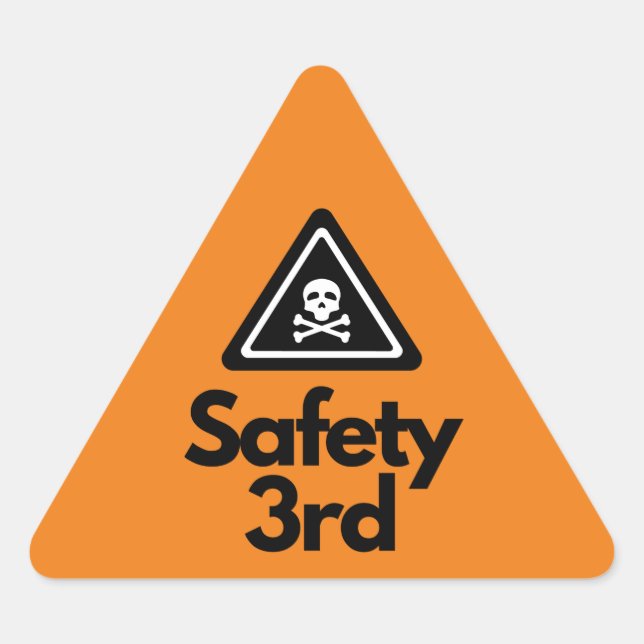 Safety 3rd Sticker (Front)