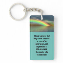 Safety Alert Acrylic Keychain - Customisable