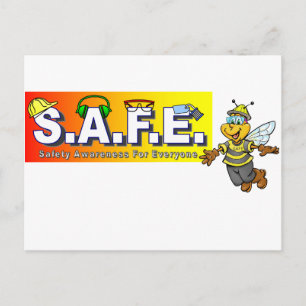 Safety Awareness Items Postcard