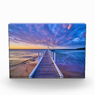 Safety Beach Jetty Sunset Photo Block