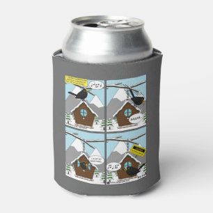 Safety First Comic Can Cooler