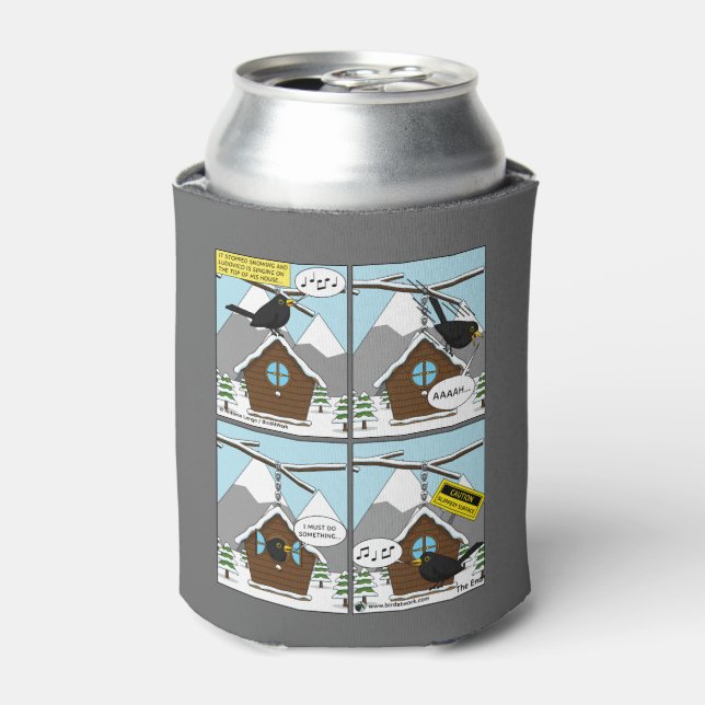 Safety First Comic Can Cooler (Can Front)