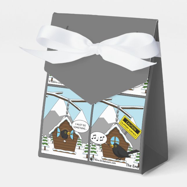 Safety First Comic Favour Box (Front Side)