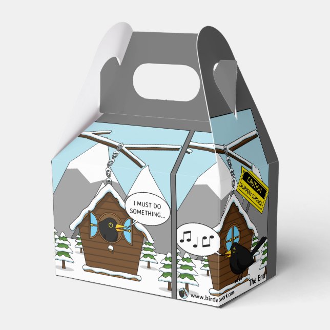 Safety First Comic Favour Box (Front Side)