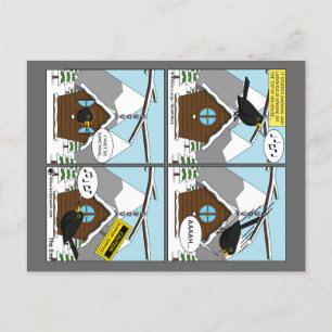 Safety First Comic Postcard