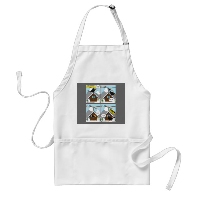 Safety First Comic Standard Apron (Front)