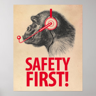 Safety First! Poster