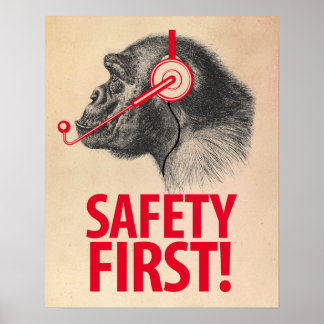 Safety First! Poster