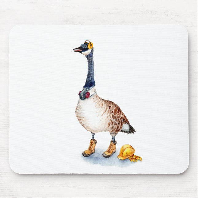 Safety Goose Mouse Mat (Front)