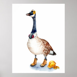 Safety Goose Poster