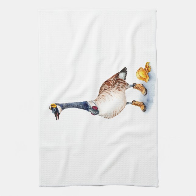 Safety Goose Tea Towel (Vertical)