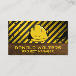 Safety Helmet   Construction Business Card