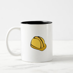 Safety Helmet Two-Tone Coffee Mug