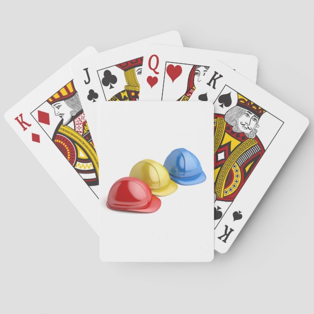 Safety helmets playing cards (Back)