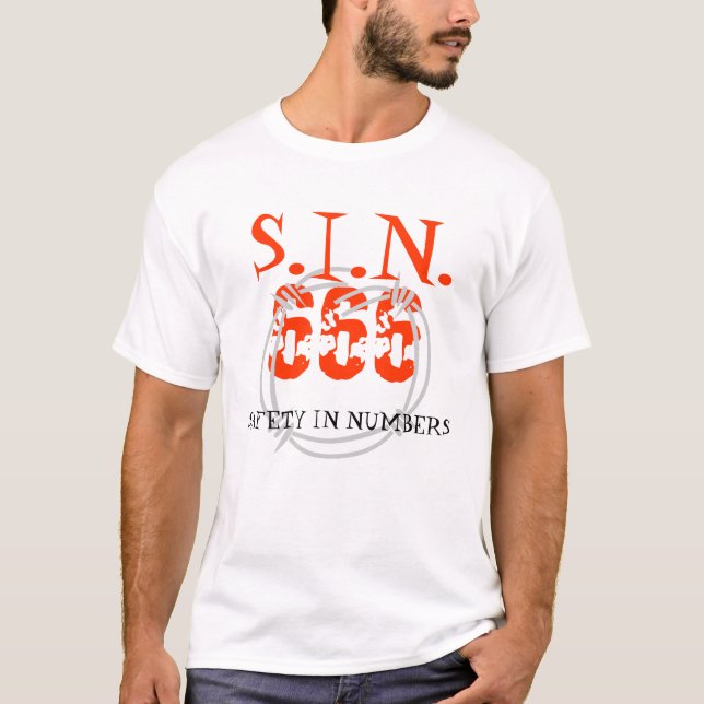 SAFETY IN NUMBERS (SIN) T-Shirt (Front)