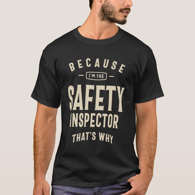 Safety Inspector Occupation T-Shirt (Front)