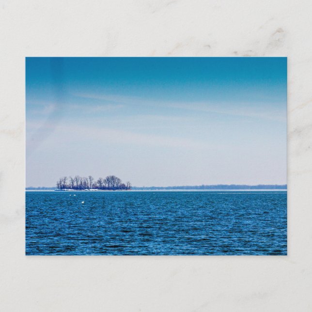 Safety Island, Grand Lake Saint Marys, Ohio Postcard (Front)