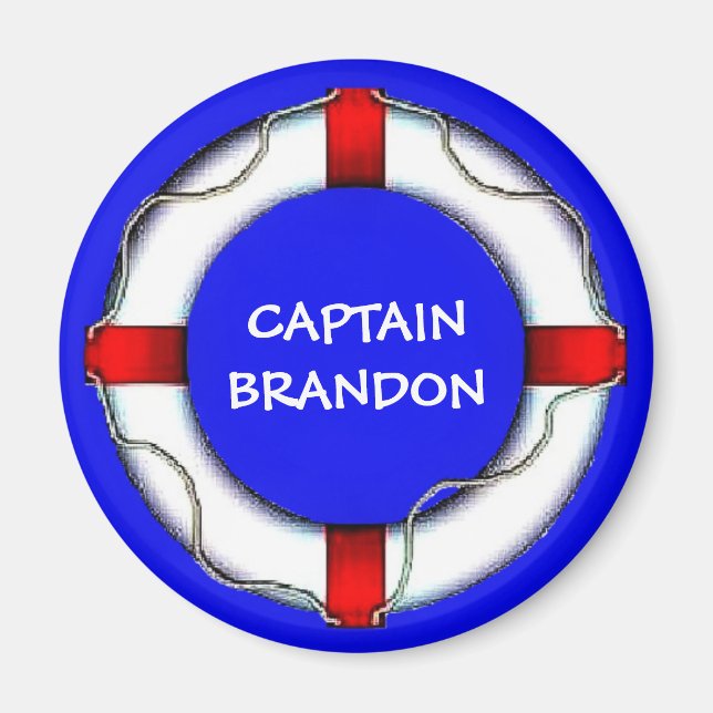 Safety Lifesaver Ring Magnet (Front)