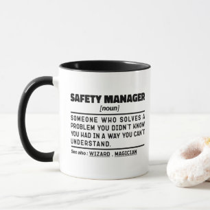 Safety Manager Noun Retired Worker Funny Mug