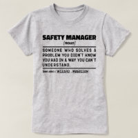 Safety Manager Noun Retired Worker Funny 