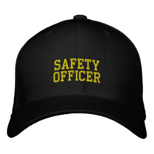 safety officer embroidered hat
