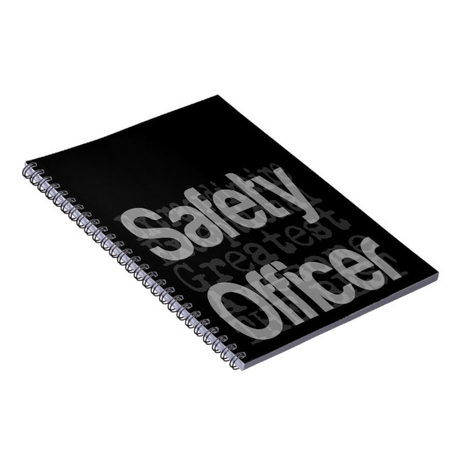Safety Officer Extraordinaire Notebook (Right Side)