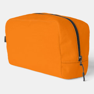Safety Orange Solid Colour Dopp Kit