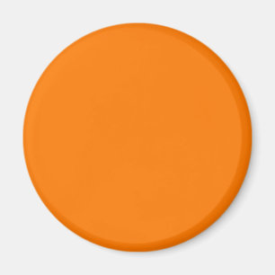 Safety Orange Solid Colour Magnet