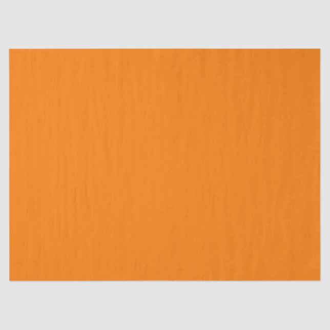 Safety Orange Solid Colour Tissue Paper (Front)