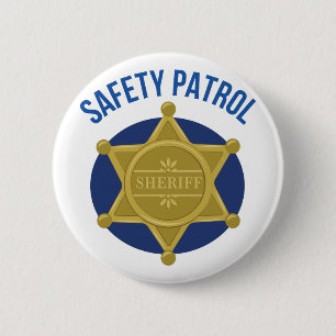 Safety Patrol 6 Cm Round Badge